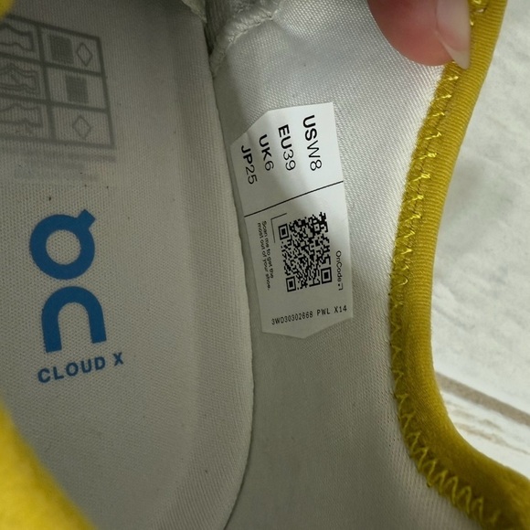 On Cloud X 3 AD Sneaker Ice Ultramarine Women's Size 8 - Picture 7 of 8